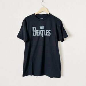 NEW The Beatles Black Graphic Tee